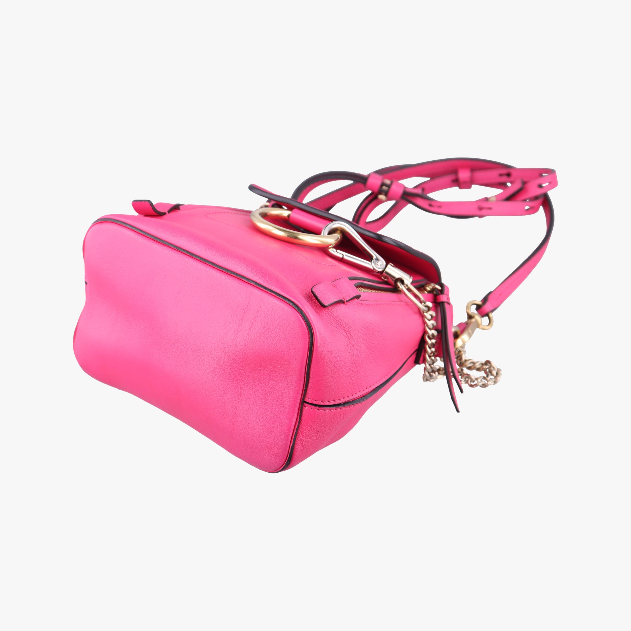 FAYE mini Rose Leather × suede 01 18 75 65フェイ ミニ ローズ レッド レザー×スエード 01 18 75 65