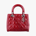 Lady Dior Red Patent 16-BO-0153レディディオール レッド パテント 16-BO-0153