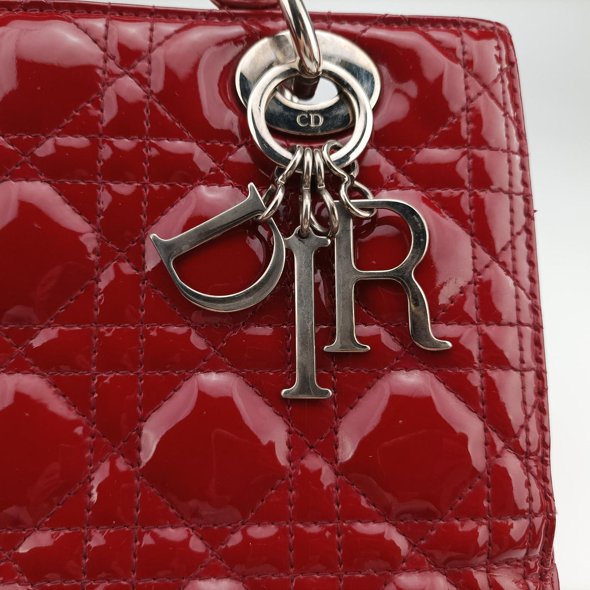 Lady Dior Red Patent 16-BO-0153レディディオール レッド パテント 16-BO-0153
