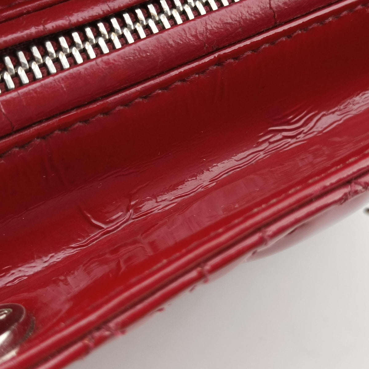 Lady Dior Red Patent 16-BO-0153レディディオール レッド パテント 16-BO-0153