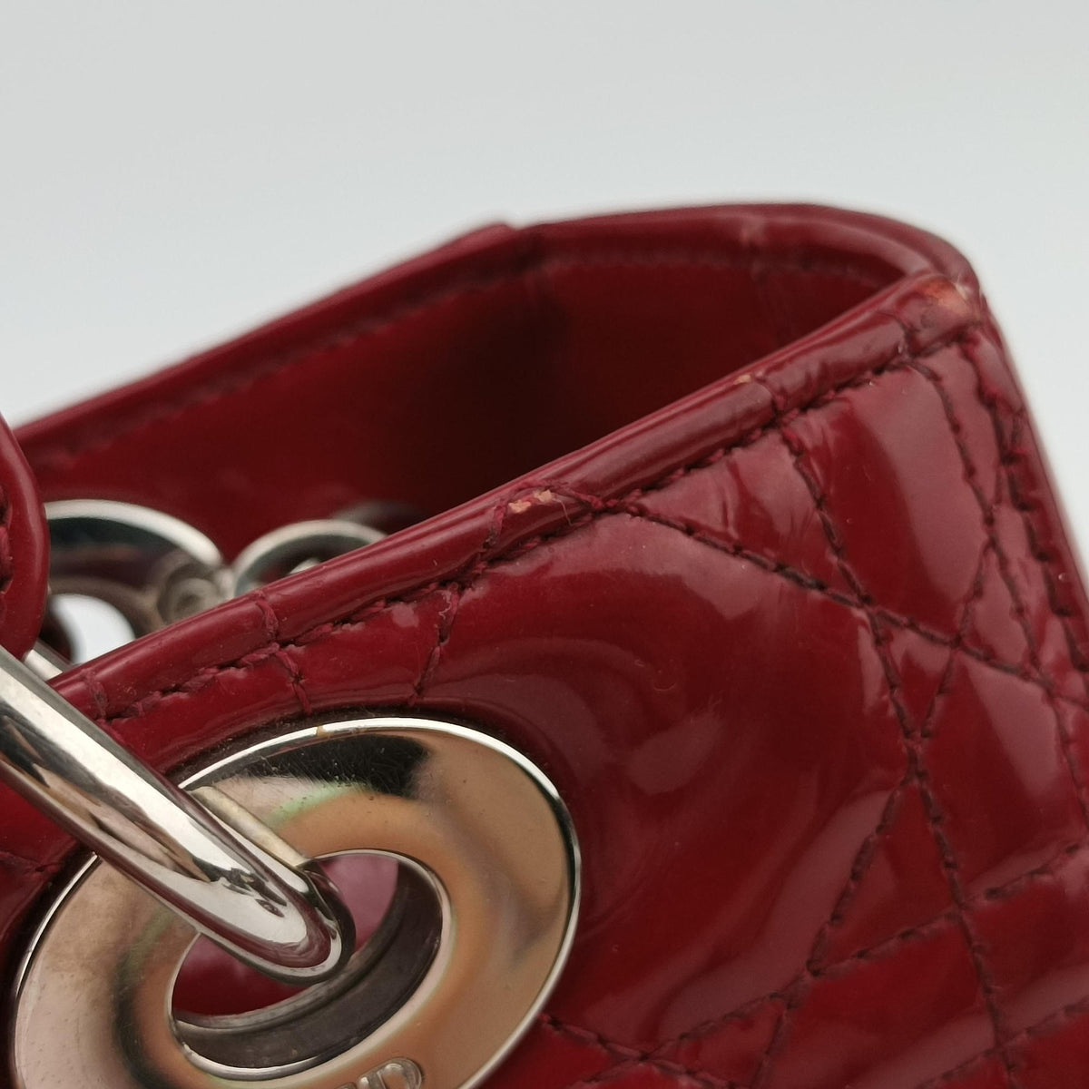 Lady Dior Red Patent 16-BO-0153レディディオール レッド パテント 16-BO-0153