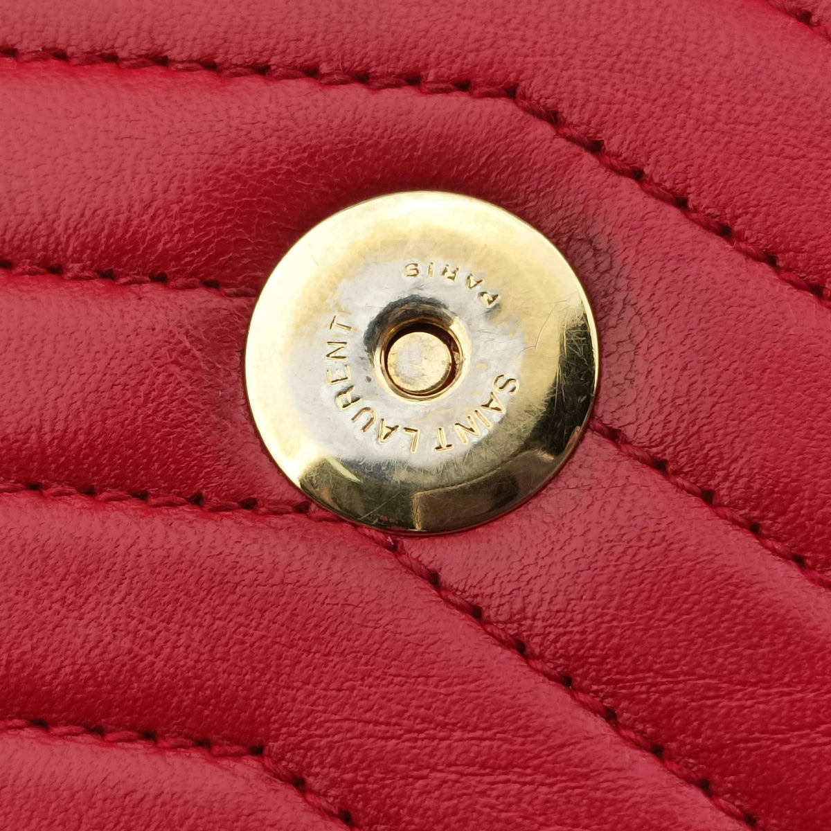SULPICE Red Leather 532662 YSL532662.0518スルピス レッド レザー 532662 YSL532662.0518