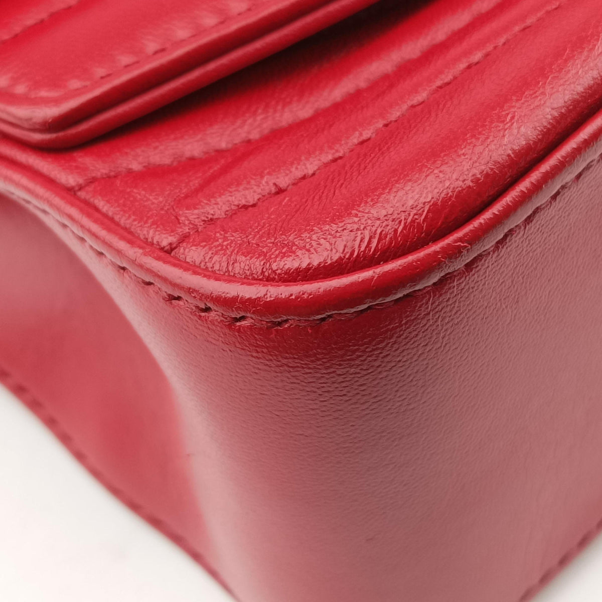 SULPICE Red Leather 532662 YSL532662.0518スルピス レッド レザー 532662 YSL532662.0518
