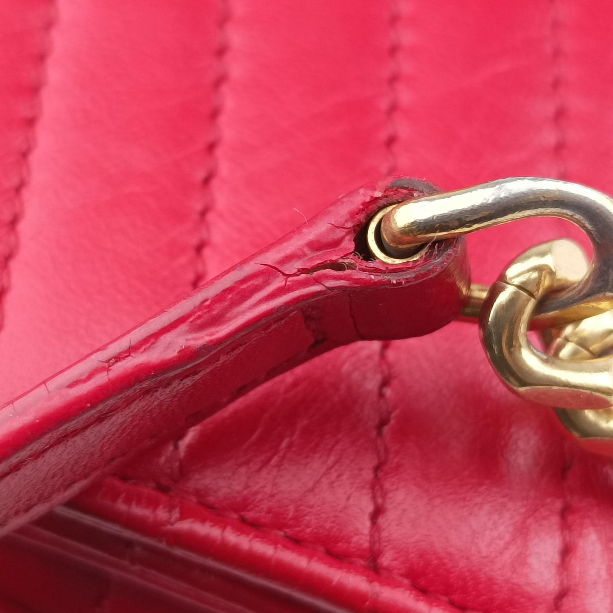 SULPICE Red Leather 532662 YSL532662.0518スルピス レッド レザー 532662 YSL532662.0518