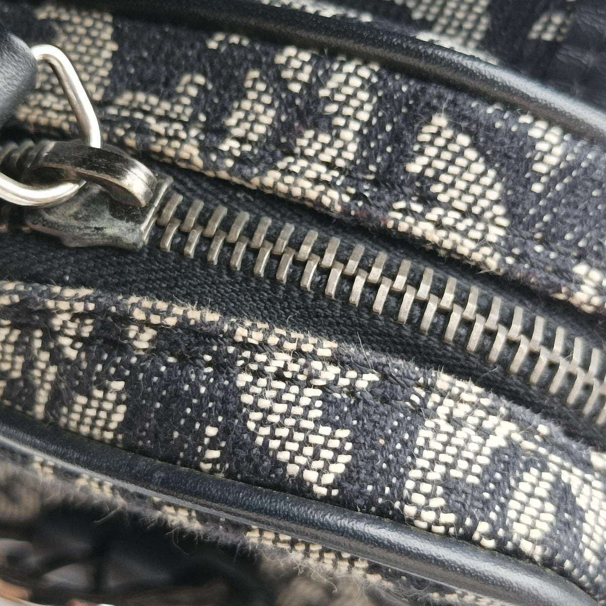 Trotter Black Jacquard×Leather 02RU 0043ロッター ブラック ジャガード×レザー 02RU 0043