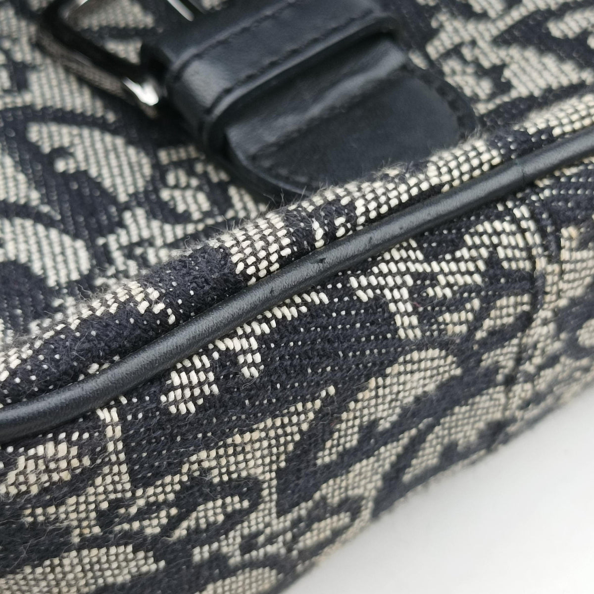 Trotter Black Jacquard×Leather 02RU 0043ロッター ブラック ジャガード×レザー 02RU 0043