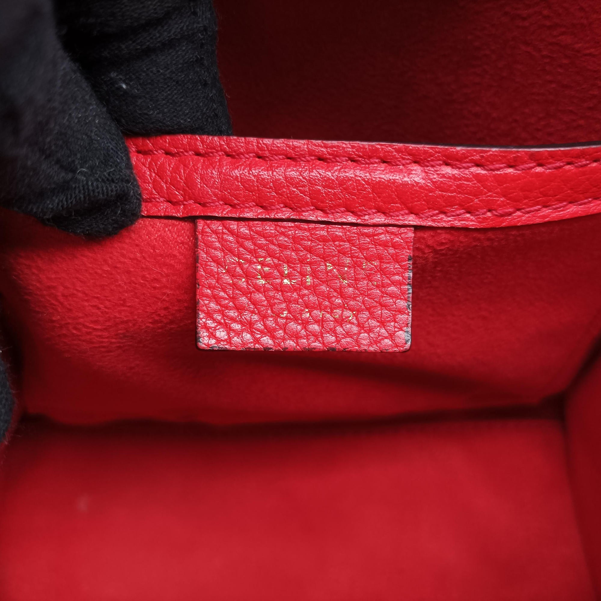 luggage nano shopper Red Leather S-SA-0191 S-MM-1111ラゲージナノショッパー レッド レザー S-SA-0191 S-MM-1111
