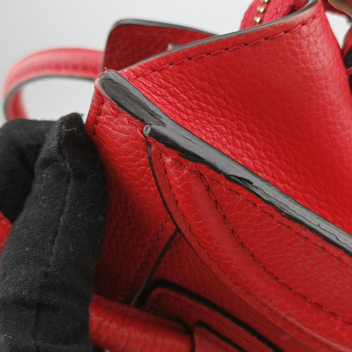 luggage nano shopper Red Leather S-SA-0191 S-MM-1111ラゲージナノショッパー レッド レザー S-SA-0191 S-MM-1111