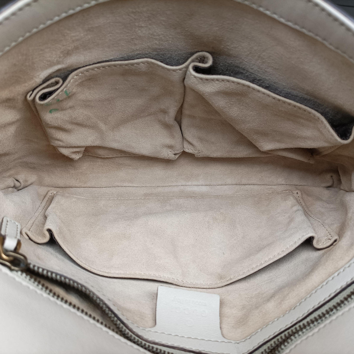 Bright Bit White×Gary Leather 317636 G014257060ホースビット ホワイト×グレー レザー 317636 G014257060