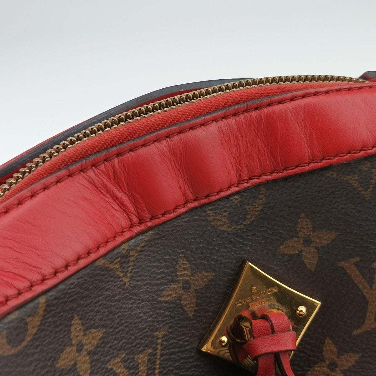 SAINTONGE brown×COQUELICOT Monogram Canvas×calf leather M43556 AH3178サントンジュ モノグラム/ブラウン×コクリコ モノグラムキャンバス×カーフレザー M43556 AH3178