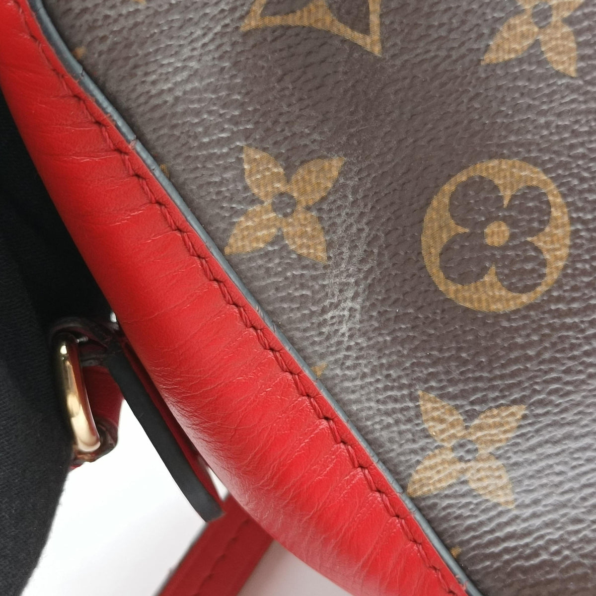 SAINTONGE brown×COQUELICOT Monogram Canvas×calf leather M43556 AH3178サントンジュ モノグラム/ブラウン×コクリコ モノグラムキャンバス×カーフレザー M43556 AH3178