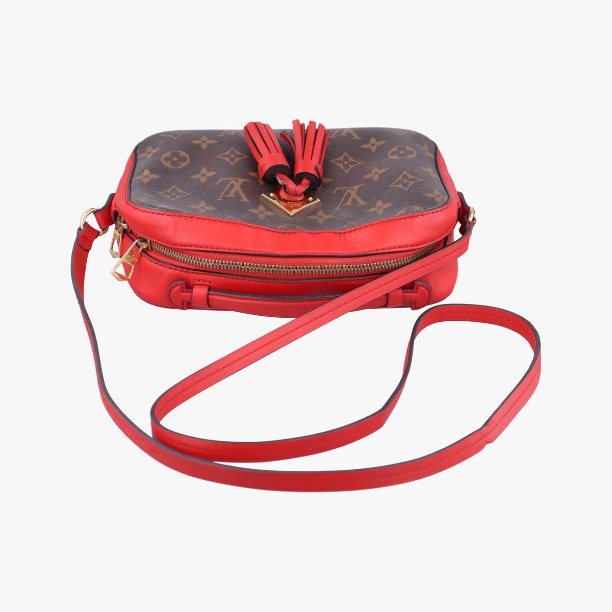 SAINTONGE brown×COQUELICOT Monogram Canvas×calf leather M43556 AH3178サントンジュ モノグラム/ブラウン×コクリコ モノグラムキャンバス×カーフレザー M43556 AH3178