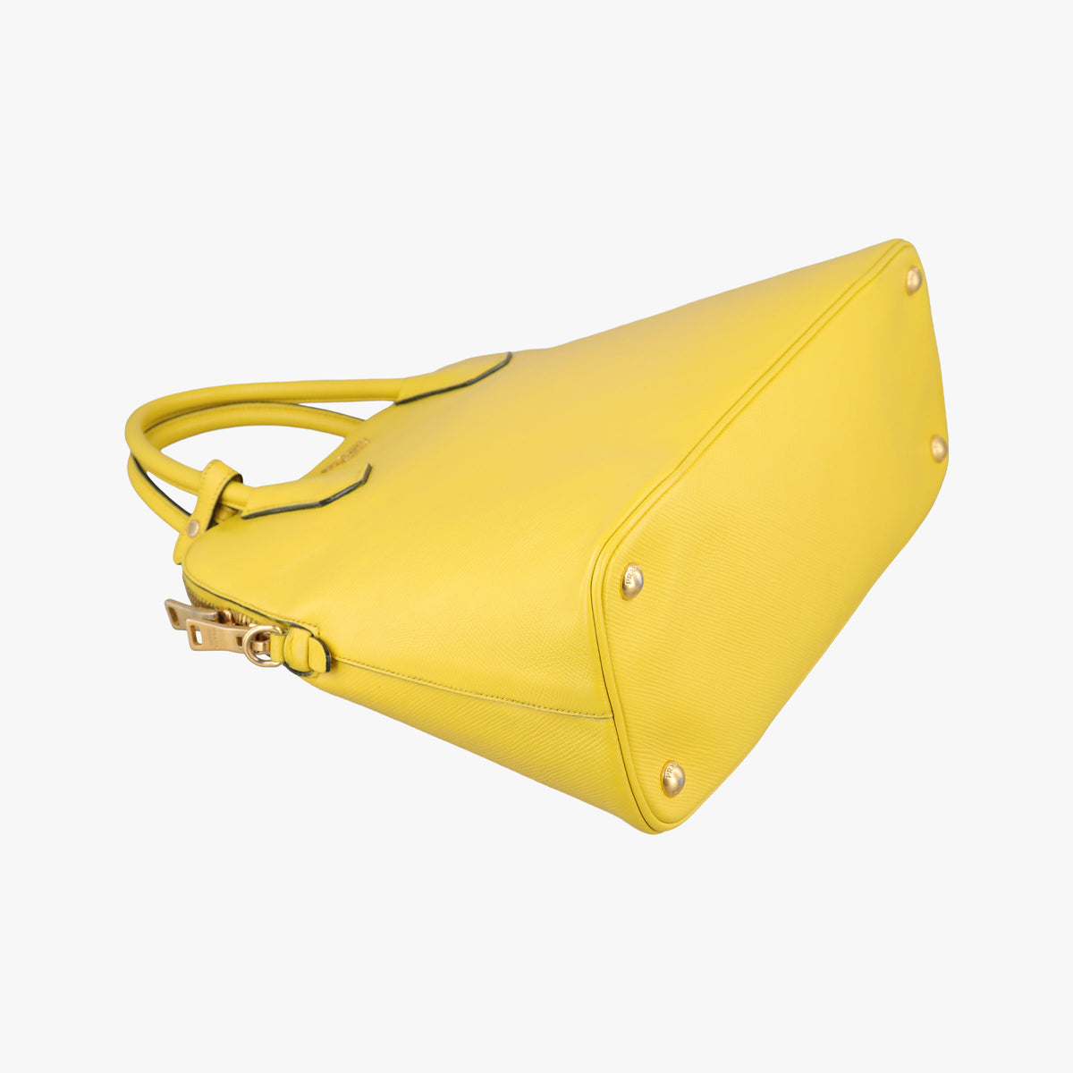 Cuir Top Handle Yellow SAFFIANO Leather BL0902 117クイール トップ ハンドル イエロー サフィアーノレザー BL0902 117