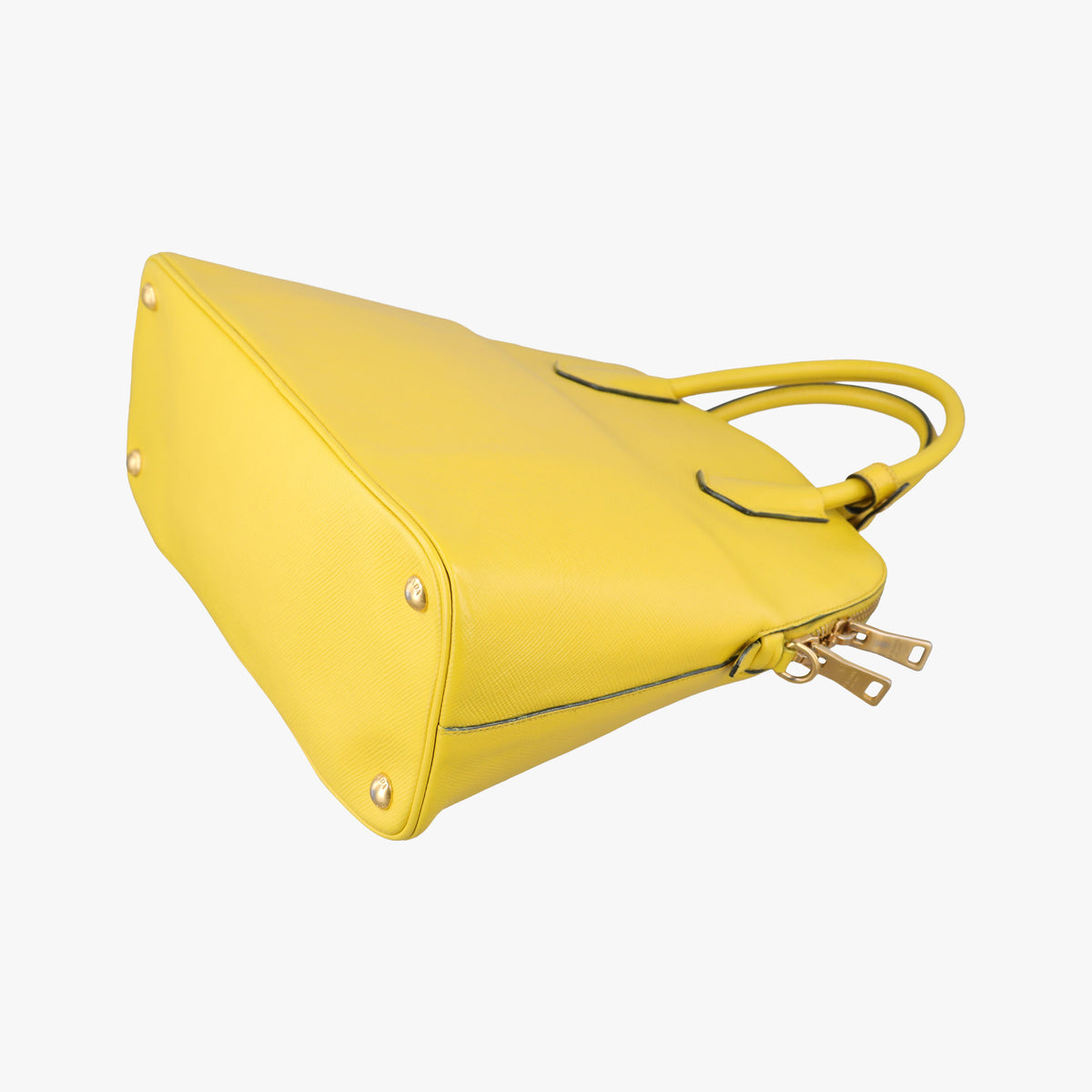Cuir Top Handle Yellow SAFFIANO Leather BL0902 117クイール トップ ハンドル イエロー サフィアーノレザー BL0902 117