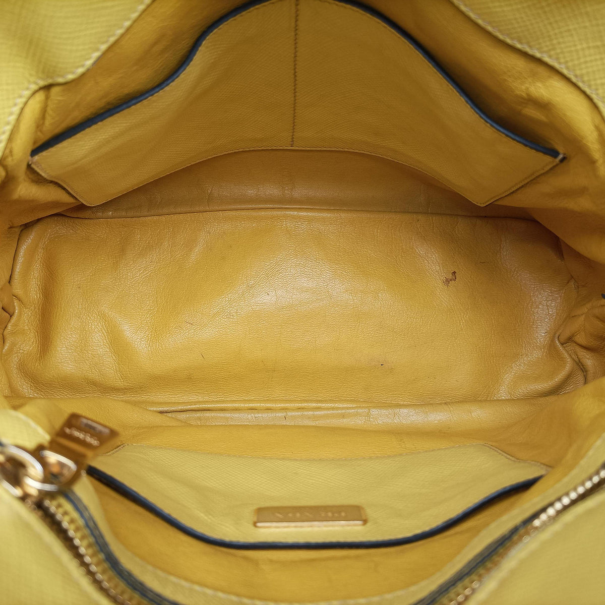 Cuir Top Handle Yellow SAFFIANO Leather BL0902 117クイール トップ ハンドル イエロー サフィアーノレザー BL0902 117