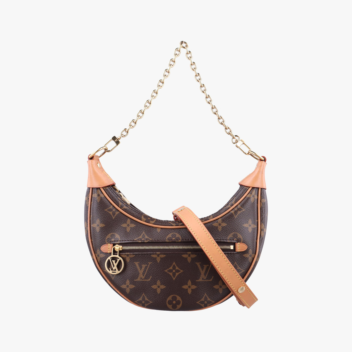 LOOP Brown×Beige Monogram Canvas M81098 IC Chipループ モノグラム/ブラウン×ベージュ モノグラムキャンバス M81098 ICチップ
