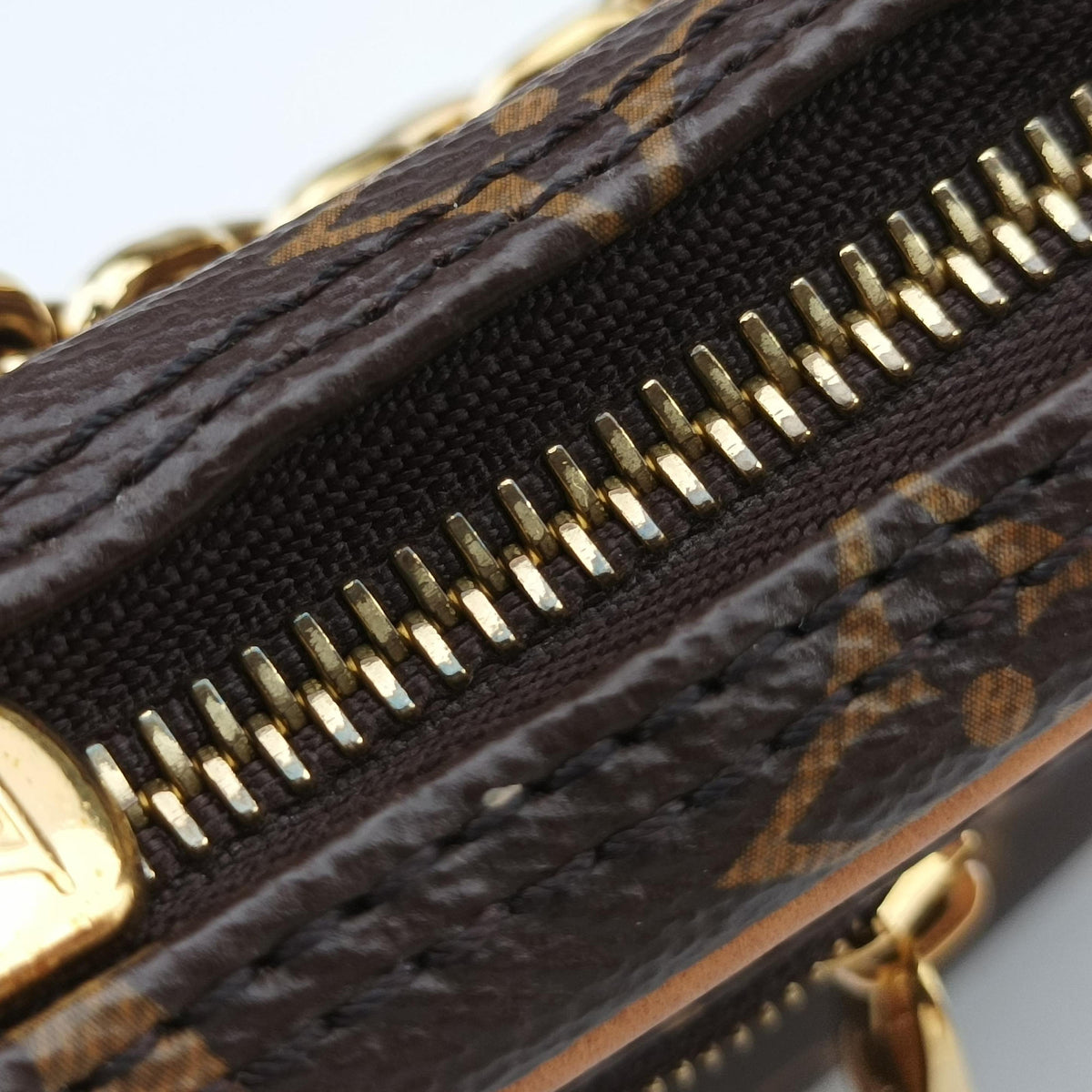 LOOP Brown×Beige Monogram Canvas M81098 IC Chipループ モノグラム/ブラウン×ベージュ モノグラムキャンバス M81098 ICチップ