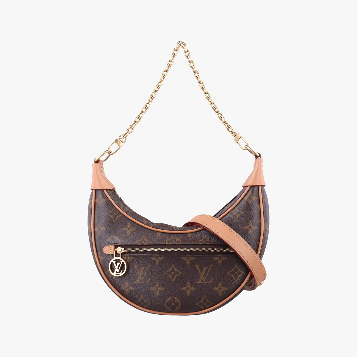LOOP Brown×Beige Monogram Canvas M81098 IC Chipループ モノグラム/ブラウン×ベージュ モノグラムキャンバス M81098 ICチップ