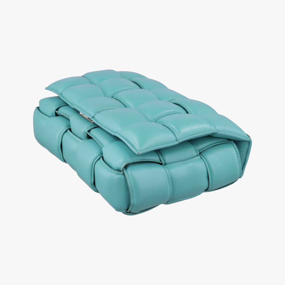 Padded Cassette Blue lambskin 591970 B09024081Nパデッド カセット ブルー ラムスキン 591970 B09024081N