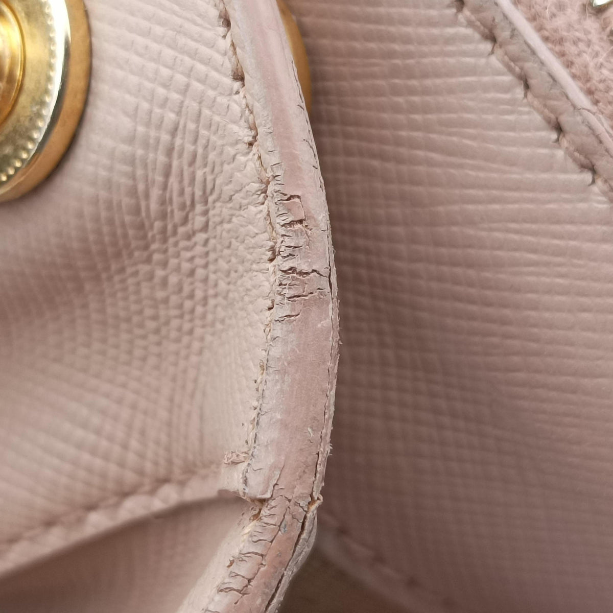 Galleria Pink SAFFIANO Leather BN2274 100ガレリア ピンク サフィアーノレザー BN2274 100
