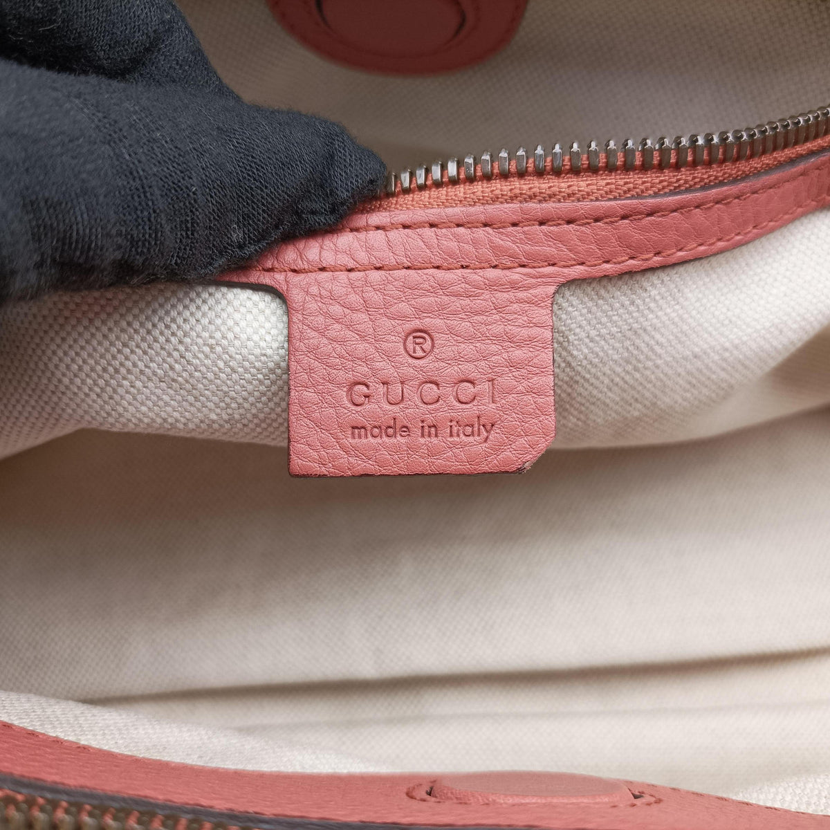 Bamboo Shopper Pink Leather 323660 G015887043バンブーショッパー ピンク レザー 323660 G015887043
