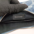 Le Cagole mini Blue denim 695814.4716.P.584046ル カゴール ミニ ブルー デニム 695814.4716.P.584046