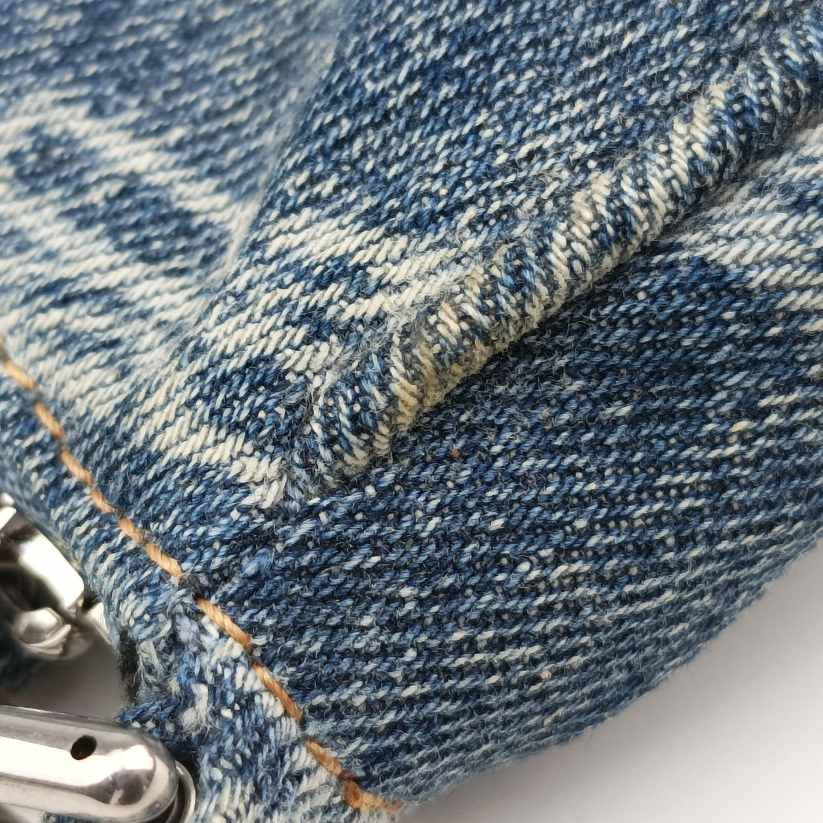 Le Cagole mini Blue denim 695814.4716.P.584046ル カゴール ミニ ブルー デニム 695814.4716.P.584046