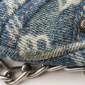 Le Cagole mini Blue denim 695814.4716.P.584046ル カゴール ミニ ブルー デニム 695814.4716.P.584046