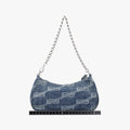 Le Cagole mini Blue denim 695814.4716.P.584046ル カゴール ミニ ブルー デニム 695814.4716.P.584046