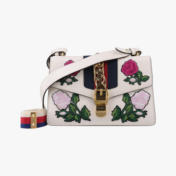 Sylvie White Leather 421882 E023605233シルヴィ ホワイト レザー 421882 E023605233