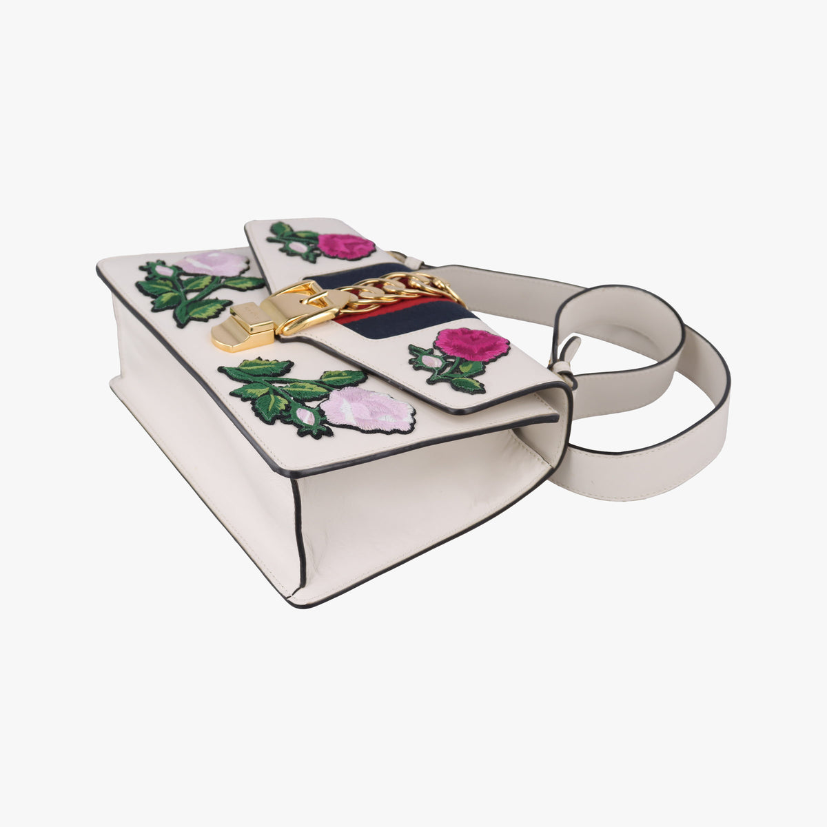Sylvie White Leather 421882 E023605233シルヴィ ホワイト レザー 421882 E023605233