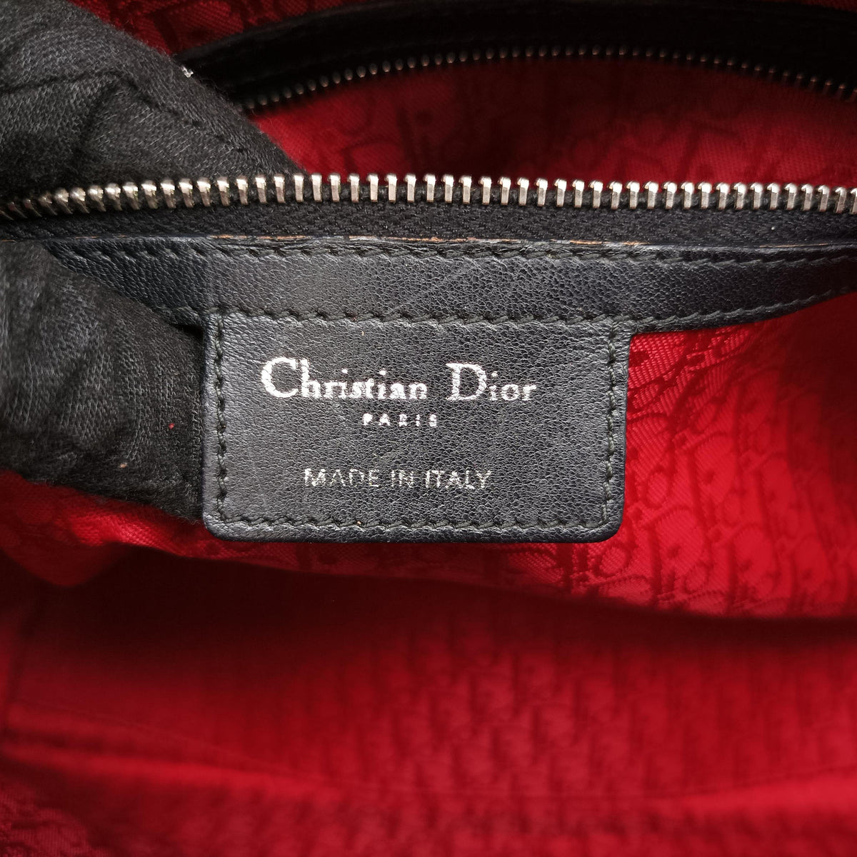 Lady Dior Black lambskin 01-MA-1110レディディオール ブラック ラムスキン 01-MA-1110