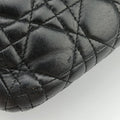 Lady Dior Black lambskin 01-MA-1110レディディオール ブラック ラムスキン 01-MA-1110