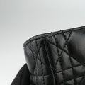 Lady Dior Black lambskin 01-MA-1110レディディオール ブラック ラムスキン 01-MA-1110