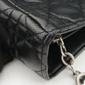 Lady Dior Black lambskin 01-MA-1110レディディオール ブラック ラムスキン 01-MA-1110