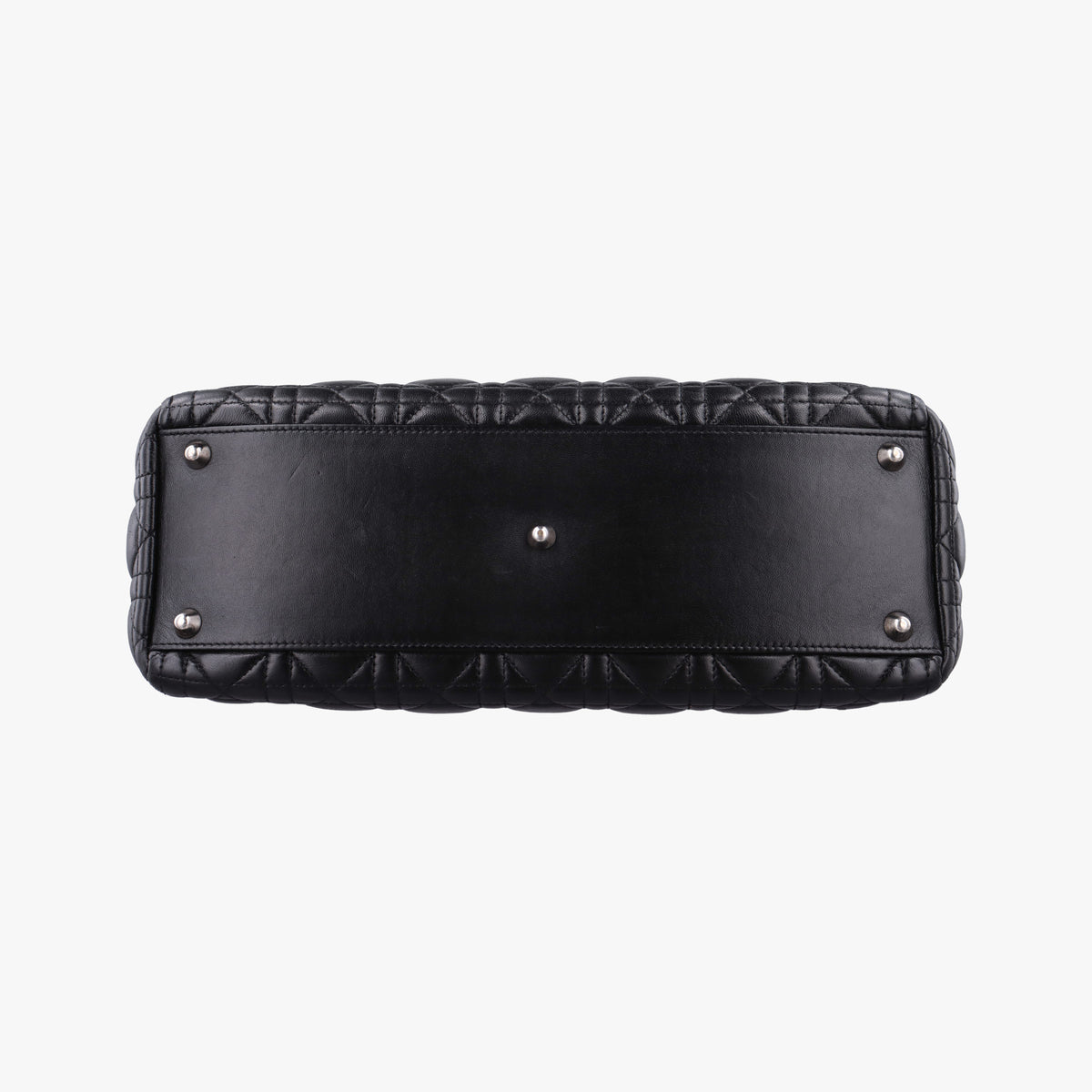 Lady Dior Black lambskin 01-MA-1110レディディオール ブラック ラムスキン 01-MA-1110