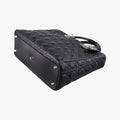 Lady Dior Black lambskin 01-MA-1110レディディオール ブラック ラムスキン 01-MA-1110
