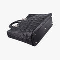 Lady Dior Black lambskin 01-MA-1110レディディオール ブラック ラムスキン 01-MA-1110
