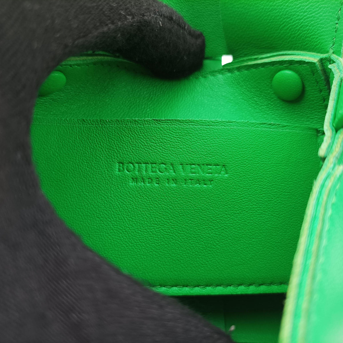 candy cassette Green lambskin IC Chipキャンディ カセット グリーン ラムスキン ICチップ