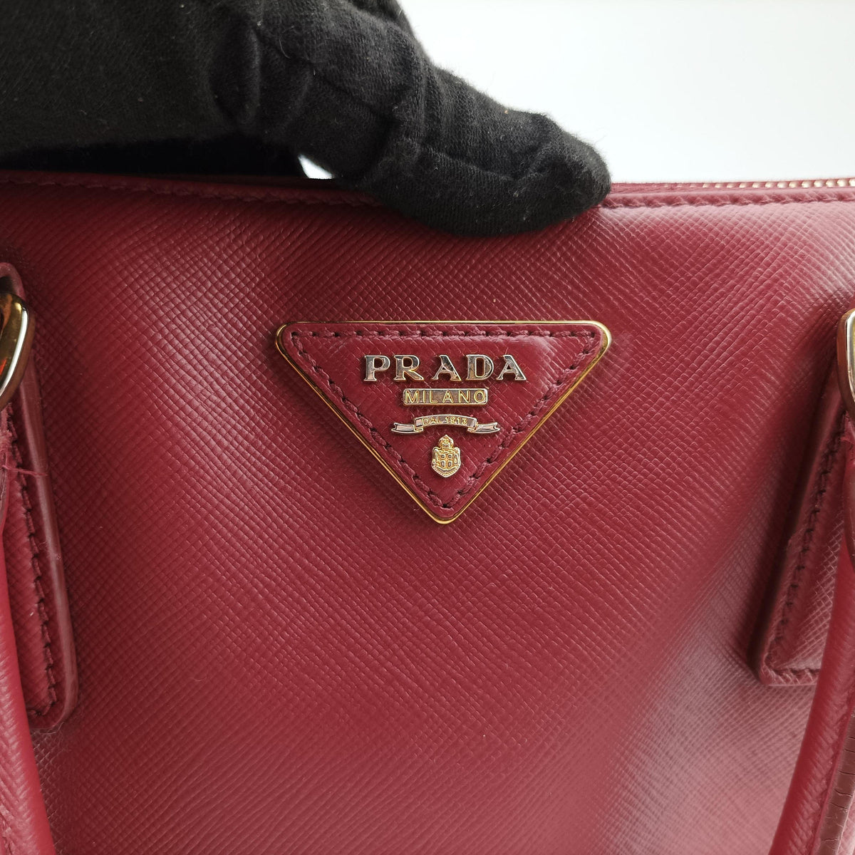 Galleria Burgundy SAFFIANO Leather BN1874 180/Bガレリア ワインレッド サフィアーノレザー BN1874 180/B