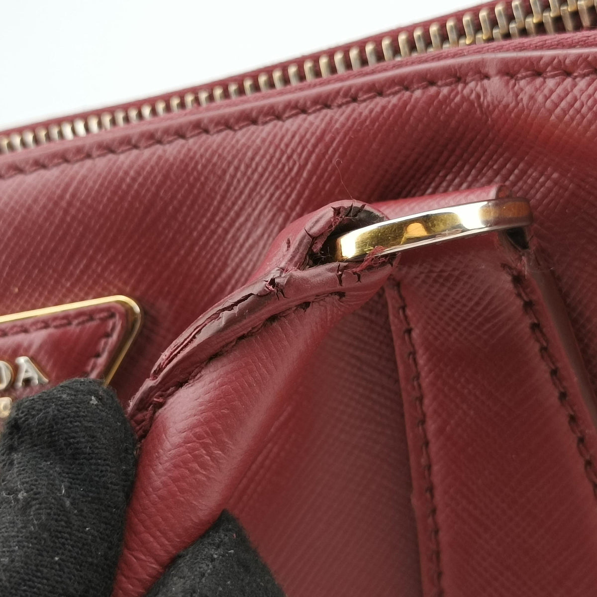 Galleria Burgundy SAFFIANO Leather BN1874 180/Bガレリア ワインレッド サフィアーノレザー BN1874 180/B