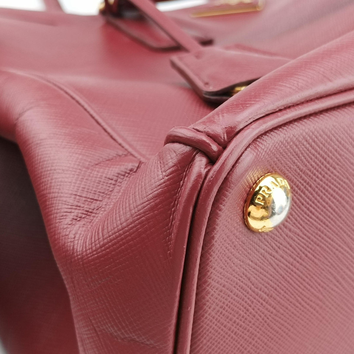 Galleria Burgundy SAFFIANO Leather BN1874 180/Bガレリア ワインレッド サフィアーノレザー BN1874 180/B