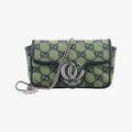 GG Marmont Green Canvas 476433 GGマーモント グリーン キャンバス 476433