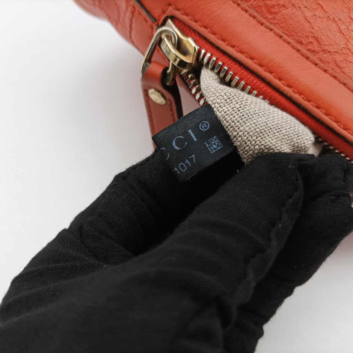 Microguccissima Orange Leather 449654 I022311017マイクログッチシマ オレンジ レザー 449654 I022311017