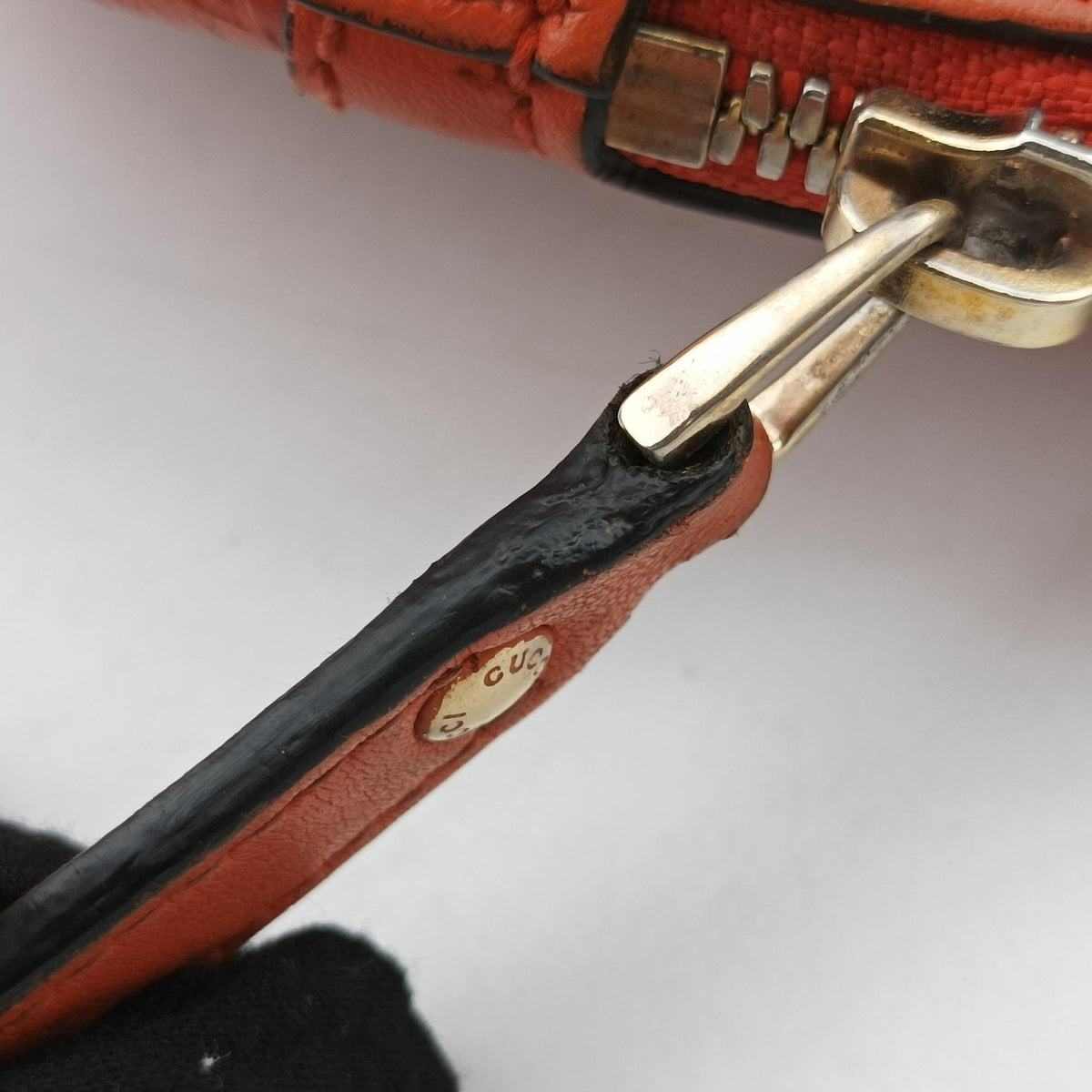 Microguccissima Orange Leather 449654 I022311017マイクログッチシマ オレンジ レザー 449654 I022311017