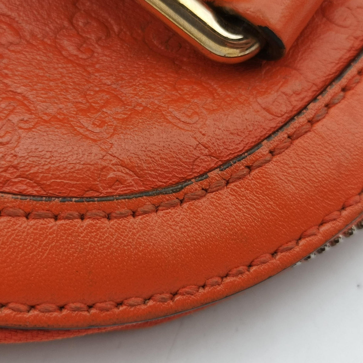 Microguccissima Orange Leather 449654 I022311017マイクログッチシマ オレンジ レザー 449654 I022311017