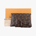 Pochette Kirigami Brown Monogram Canvas M62034 IC Chipポシェットキリガミ モノグラム/ブラウン モノグラム キャンバス M62034 ICチップ