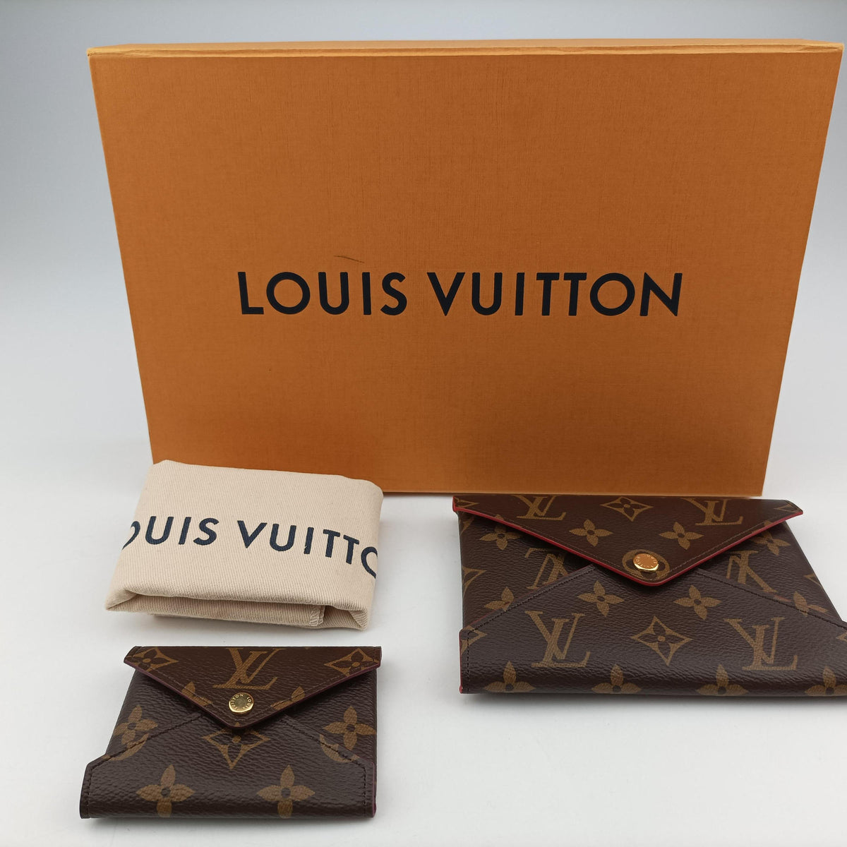 Pochette Kirigami Brown Monogram Canvas M62034 IC Chipポシェットキリガミ モノグラム/ブラウン モノグラム キャンバス M62034 ICチップ