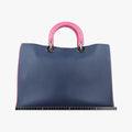 Diorissimo Navy×Pink Leather 09-MA-1104ディオリッシモ ネイビー×ピンク レザー 09-MA-1104