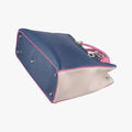 Diorissimo Navy×Pink Leather 09-MA-1104ディオリッシモ ネイビー×ピンク レザー 09-MA-1104